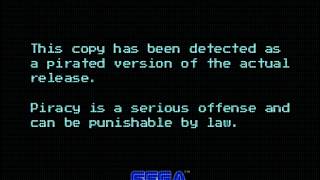 Sonic CD  Pirated Copy Protection [upl. by Aisanat962]