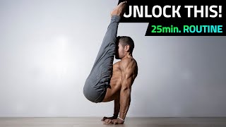 Daily Handstand Routine for Beginners Follow Along [upl. by Anihpesoj914]