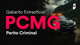 Gabarito Extraoficial PCMG – Perito Criminal [upl. by Buhler]