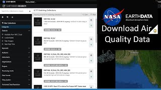 Download Air Quality Data from Earth Data  NASA Earth Data [upl. by Ehav]