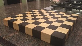 Making a Chess Board From Exotic Wood [upl. by Sral]