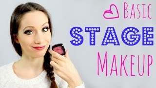 Basic Stage Makeup Tutorial [upl. by Lehcear]