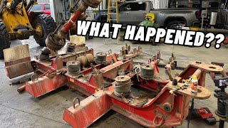 Its Bad  Talbert 50 Ton Lowboy Trailer Disassembly [upl. by Barcroft854]