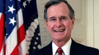 George HW Bush Biography of the 41st American President [upl. by Elocim]