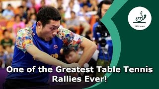 Possibly the Greatest Table Tennis Rally Ever [upl. by Siana]