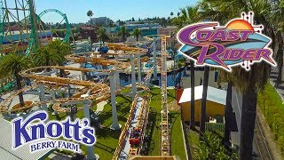 2019 Coast Rider Roller Coaster On Ride HD POV Knotts Berry Farm [upl. by Adnat396]