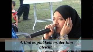 Quran deutsche übersetzung  Sharifah Khasif Fadzilah Syed Badiuzzaman aus Malaysia [upl. by Esinaj]