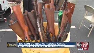 ITeam Gun buybacks often bring in broken guns BB guns [upl. by Ayrolg]