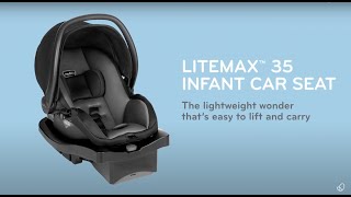 Evenflo LiteMax 35 Infant Car Seat [upl. by Ynohtnaed844]