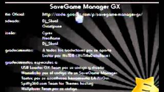 SaveGame Manager GX r107 WiiSceneBetacom [upl. by Gazo]