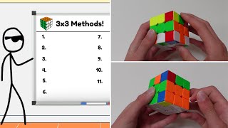 Every Rubiks Cube Method Explained in 7 Minutes [upl. by Mcdade107]