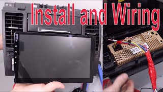 101 Android Touch Screen Car Stereo Install Wiring and Mounting [upl. by Gollin]