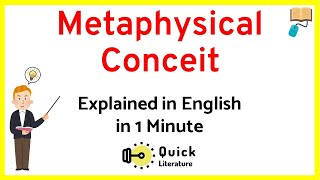 What is Metaphysical Conceit Explained in English  Literary term  Easy Explanation [upl. by Statis127]