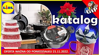 LIDL  Gazetka od Poniedziałku 21112022  Nowy Katalog [upl. by Adiari864]