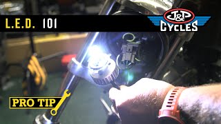 LED Motorcycle Lights 101  Pro Tip [upl. by Neddie]