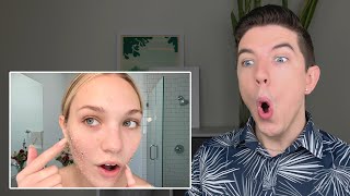 Specialist Reacts to Maddie Zieglers Skin Care Routine [upl. by Sera]