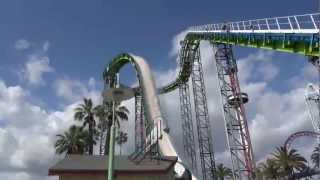 Perilous Plunge water ride at Knotts Berry Farm  HDThrillSeeker [upl. by Aylsworth979]