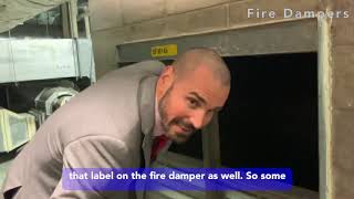 Fire Dampers  Inspection Testing and Maintenance [upl. by Carlisle964]