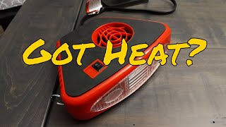 Harbor Freight 12V Auto Heater  Defroster With Light Review does it work [upl. by Dorotea]