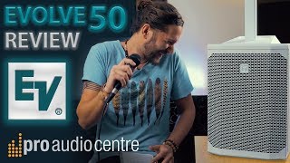 ElectroVoice Evolve 50 White  LOUDEST PORTABLE PA WEVE TESTED [upl. by Abraham284]