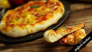 Pizza vom Grill mit 48 Stunden Pizzateig [upl. by Mariano]