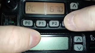 Icom F5022 programming [upl. by Notsirhc806]