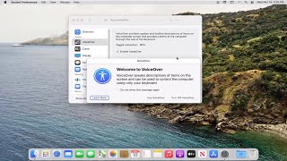 How To Enable Voiceover Screen Narration on macOS Tutorial [upl. by Anaili199]