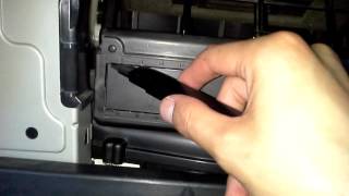 02 Lancer How to install a cabin air filter [upl. by Orren545]