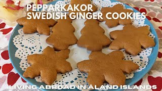 Swedish Pepparkakor Ginger Bread Cookies Traditional amp So tasty [upl. by Zurciram]