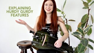 Explaining the Features of my Hurdy Gurdy  PATTY GURDY [upl. by Doehne]