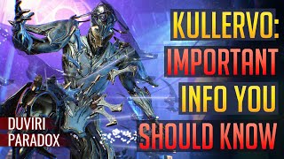 Warframe  KULLERVO Important Info amp Infinite Scaling  Duviri Paradox [upl. by Mercedes63]