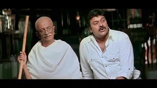 Shankardada Zindabad Songs With Lyrics  O Bapu Nuvve Ravali Song  Chiranjeevi Karishma Kotak [upl. by Aicirtam]