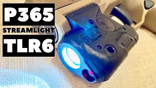 SIG SAUER P365 Streamlight TLR6 Laser Light Review [upl. by Dnalevets]