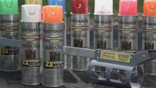 RustOleum Professional 2X Distance Inverted Marking Paint Spray [upl. by Aissac]