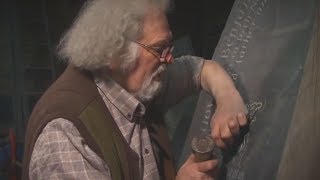 Unintentional ASMR 🔨 Welsh Stone Carver Tapping Gently amp Sharing Wisdom [upl. by Peppel980]