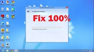 How to fix Microsoft Office Configuration Progress Every time When it starts [upl. by Yztim]