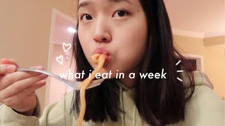 what i eat in a week pt 5 korean amp realistic [upl. by Brodsky]