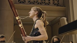 Valeria Curti plays G Rossini  quotConcerto da esperimentoquot for bassoon and orchestra [upl. by Ahsiekyt]