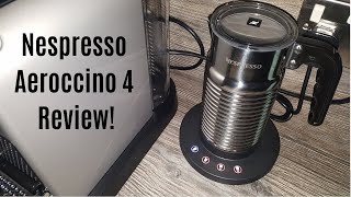 Nespresso Aeroccino 4 Milk Frother Review  Worth upgrading from the Aeroccino 3 [upl. by Wooldridge]