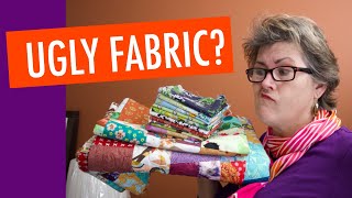 5 WAYS TO USE UGLY FABRIC FREE QUILT PATTERN [upl. by Rodrick458]