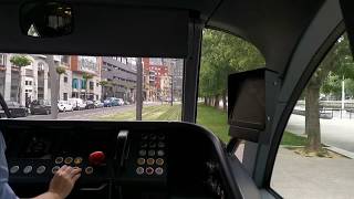 Tram Cab Ride Tranvía de Bilbao Euskotren Tranbia Atxuri ➡ La Casilla [upl. by Townsend185]