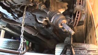 Transmission Removal 2002 Mitsubishi Lancer [upl. by Adyahs]