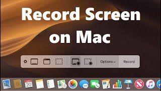 How to Screen Record With Audio on MacBook [upl. by Claribel]