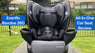 Evenflo Revolve 360 AllInOne Car Seat Review [upl. by Ahrendt]