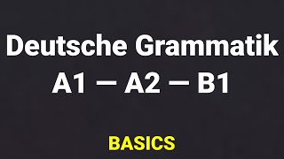 Deutsch Grammatik Basics of the German Grammar Präpositionen Pronomen Verben Konjunktiv II [upl. by Aneek]