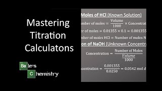 Titration Calculations Paper 12 AQA A level Chemistry [upl. by Su]