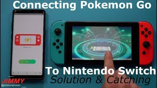 Connect Pokemon Go To Nintendo Switch SOLUTION Plus Catching Meltan [upl. by Coltun]