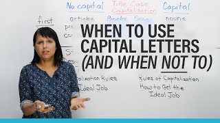 When to use CAPITAL LETTERS in English [upl. by Maram563]