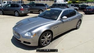 2009 Maserati Quattroporte S Start Up Exhaust and In Depth Review [upl. by Ardnahs]