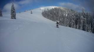 Belchen Schwarzwald  Skiabfahrt kleiner Belchen  Piste 1 [upl. by Palgrave]